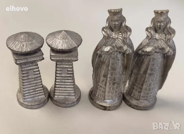 Метални фигурки за шах, снимка 3 - Колекции - 49311703