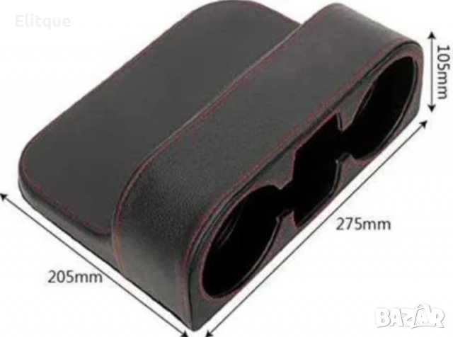 Органайзер - Поставка за чаши и телефон с кожено покритие за кола, снимка 7 - Други стоки за дома - 52657498