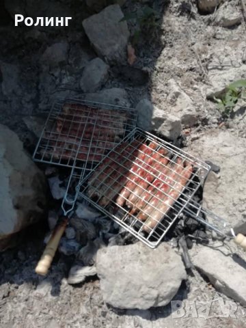 Скара за жар Размер : 28Х22.5 см. , снимка 2 - Скари - 33627628