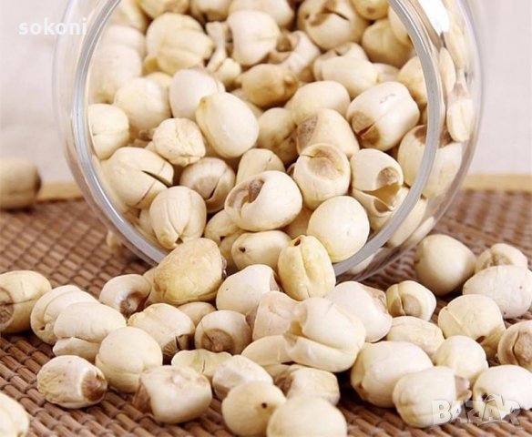 Anchant Dried White Lotus Nuts / Анчант Изсушени Бели Лотосови Ядки 113гр , снимка 1 - Домашни продукти - 32945064