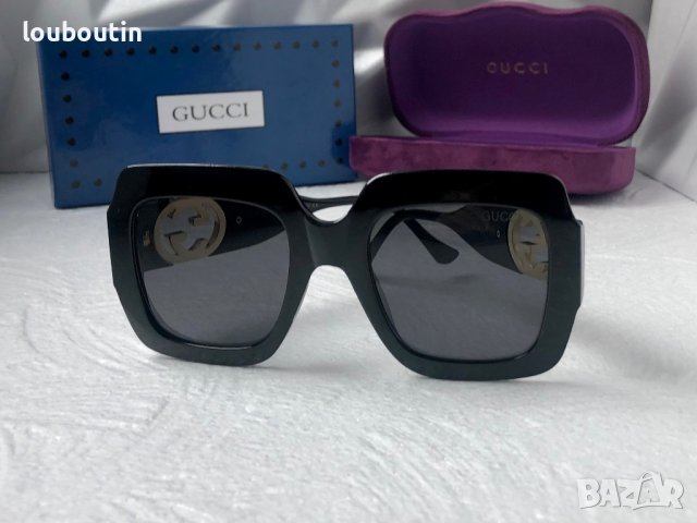 Gucci 2023 дамски слънчеви очила два цвята , снимка 4 - Слънчеви и диоптрични очила - 40780932