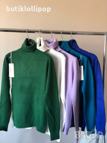 Поло финно плетиво , снимка 1 - Блузи с дълъг ръкав и пуловери - 35566664