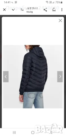  Armani Exchange A/X Mens Down Jacket Size 2XL  ОРИГИНАЛ! Мъжко Пухено Яке!, снимка 17 - Якета - 47652991
