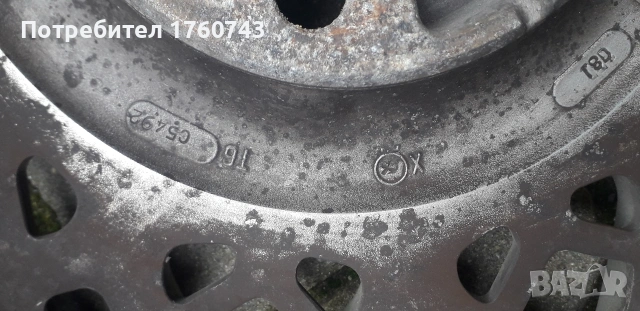 2 бр. Лети джанти 14 ц.4/100 шир. 6 J центр отвор 61ммРЕНО Оригинални , снимка 10 - Гуми и джанти - 33799993