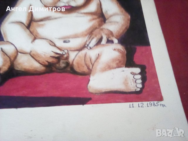 Картина пастел, снимка 2 - Картини - 28981481