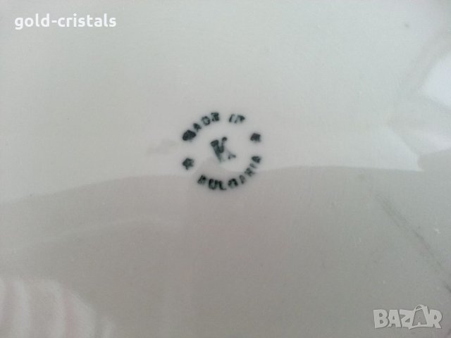 Стар български порцелан чинии, снимка 3 - Антикварни и старинни предмети - 33343450