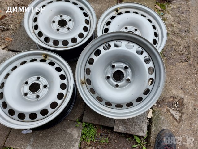 4 бр. Железни Джанти за VW 16ки 6,5J ET33 , снимка 2 - Гуми и джанти - 36639323