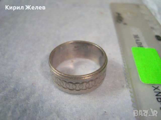СТИЛНО ОРНАМЕНТИРАН РЕТРО АРТ СРЕБЪРЕН ПРЪСТЕН СРЕБРО 925 Тип ХАЛКА 32372, снимка 3 - Пръстени - 38362064