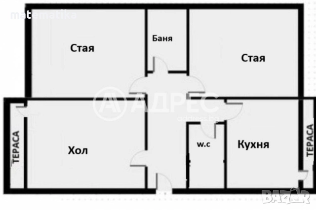 Давам под наем тристаен апартамент в Дианабад 