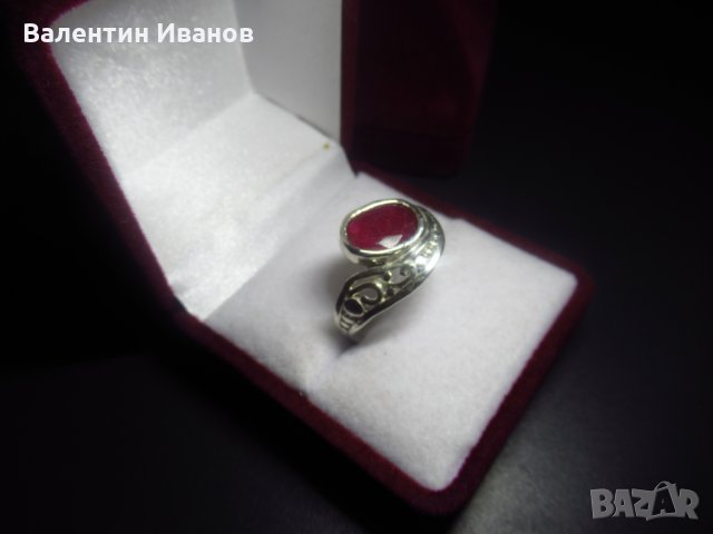 Сребърни пръстени,висулки,обеци,Гривни със Естествени Скъпоцени Камъни, снимка 6 - Пръстени - 25610114