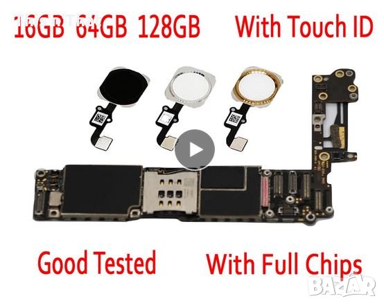 Дъно за iPhone 6 Motherboard  128GB Отключено, снимка 2 - Apple iPhone - 35576936