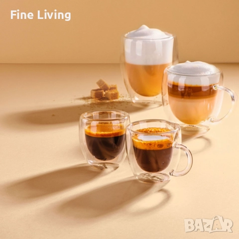 Чаша за еспреco Luigi Ferrero Coffeina FR-8012 80ml, 2 броя, снимка 5 - Чаши - 52196205