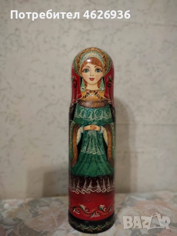 Ръчно рисувана дървена кутия за вино