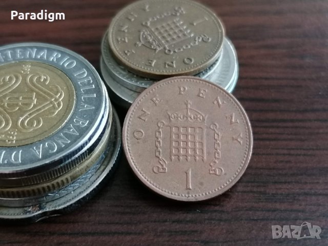 Монета - Великобритания - 1 пени | 1999г.