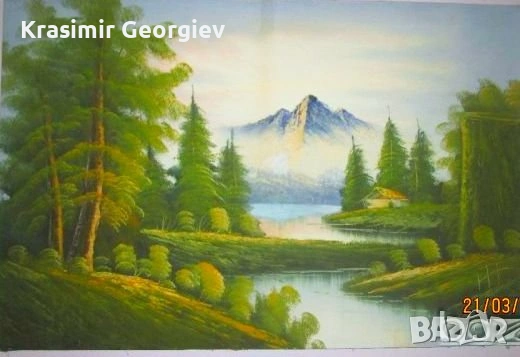 -20 % Картини репродукции на световно известни художници с маслени бои върху платно, снимка 4 - Картини - 47916144