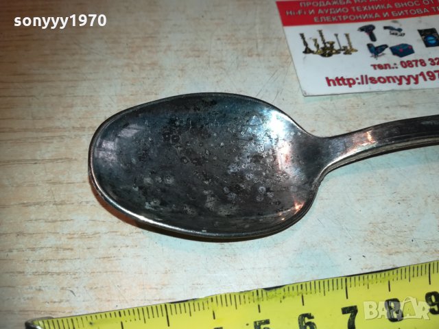 сребърна лъжица-внос швеицария, снимка 5 - Колекции - 32270716