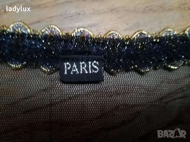 PARIS, Тюлена наметка с ръкави, Размер S. Koд 2103, снимка 7 - Блузи с дълъг ръкав и пуловери - 43300218