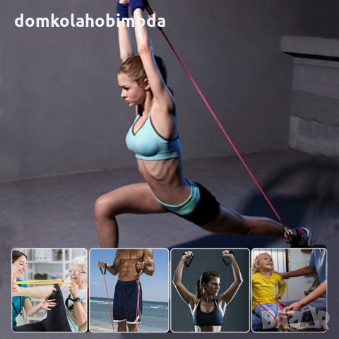 Тренировъчен комплект ластици 3бр, снимка 5 - Фитнес уреди - 28289918