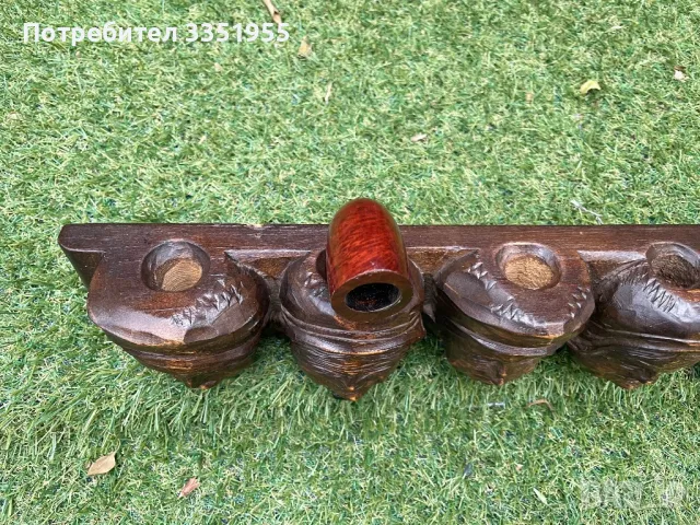 Стойка от дърво за 6 Лули, снимка 6 - Подаръци за мъже - 47844417