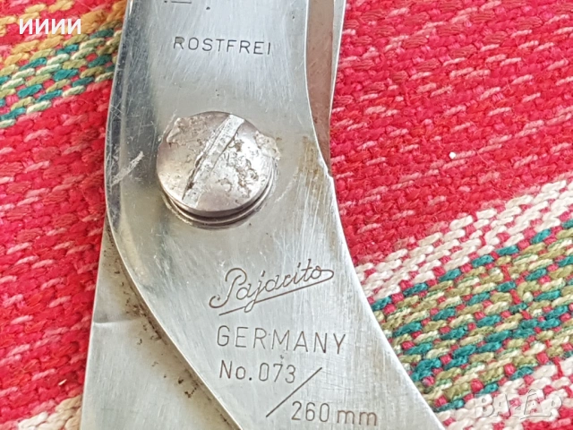 Шивашка немска ножица, снимка 3 - Антикварни и старинни предмети - 53273767