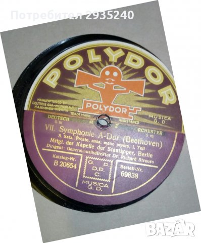 Стар албум с плочи Бетовен, снимка 5 - Грамофонни плочи - 38634042