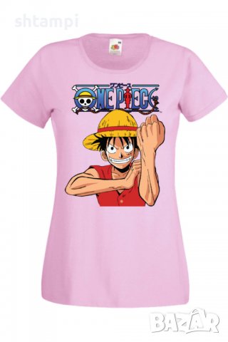 Дамска тениска One Piece 05,Анимация,игра,Празник,Повод., снимка 10 - Тениски - 38061160