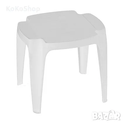 Пластмасова маса-42х37х38 см.,маса за балкон,маса за тераса,маса за градина,маса за шезлонг, снимка 2 - Градински мебели, декорация  - 50413187