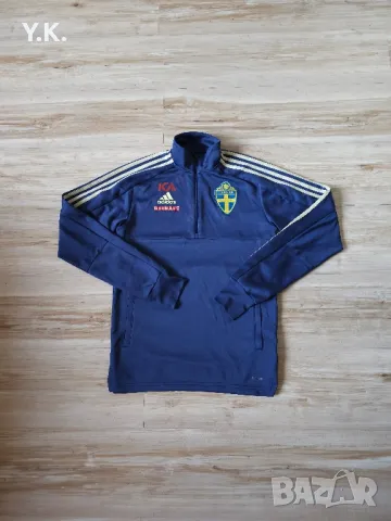 Оригинално мъжко горнище Adidas Climalite x Sweden National Football Team / Season 18-19 (Training)