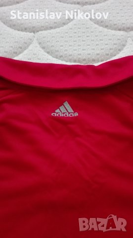 Тениска Adidas (all red) , XL (06/05 година), снимка 4 - Тениски - 32795708