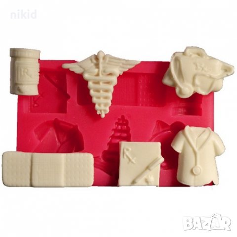 Медицина медицински лекарски лейкопласт дреха слушалки силиконов молд 