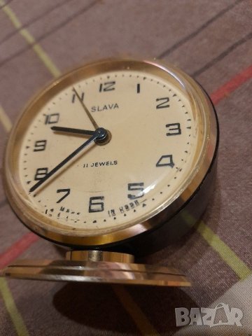 Стара будилник-Слава, снимка 8 - Антикварни и старинни предмети - 32816112