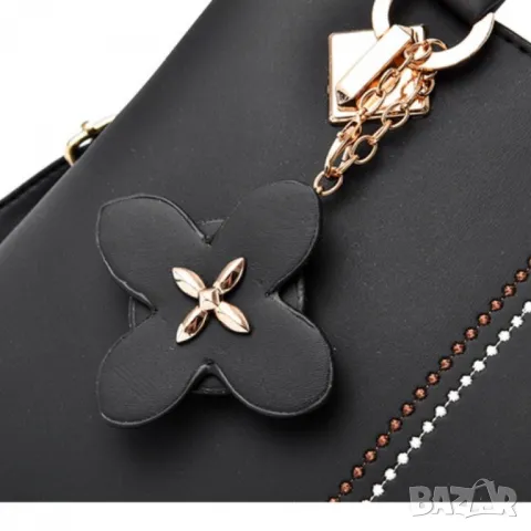 Дамска чанта Alyana Black, снимка 9 - Чанти - 47924666