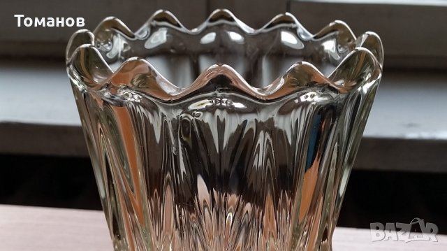 Нова масивна кристална ваза от оловен кристал, снимка 4 - Вази - 33666004