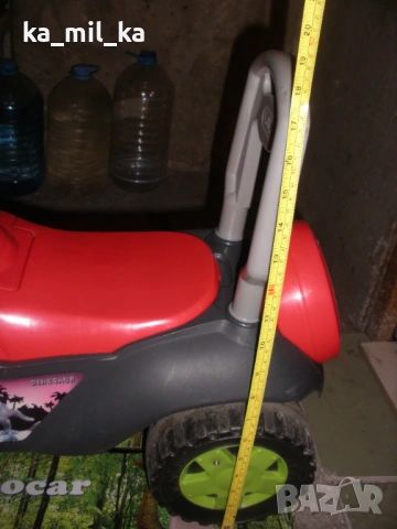 Камионче за бутане-червено, снимка 2 - Коли, камиони, мотори, писти - 53281638