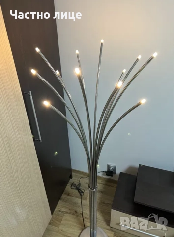 Лампион/подова лампа хром, снимка 2 - Лампиони - 51626127