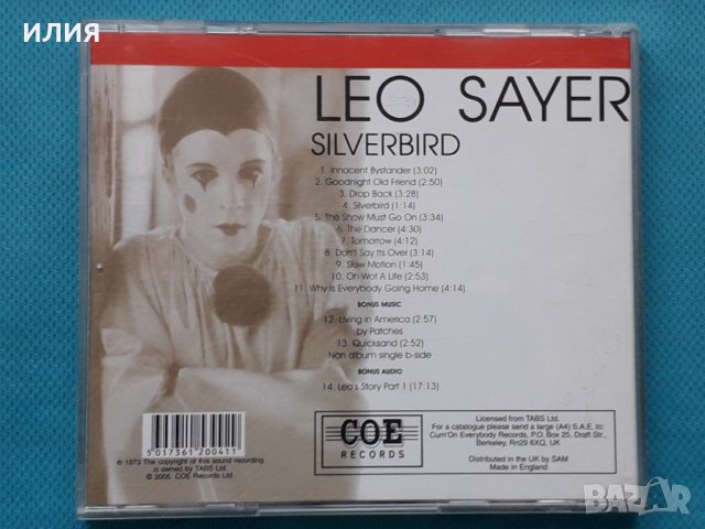 Leo Sayer – 1973 - Silverbird(Pop Rock,Soft Rock), снимка 6 - CD дискове - 43016041