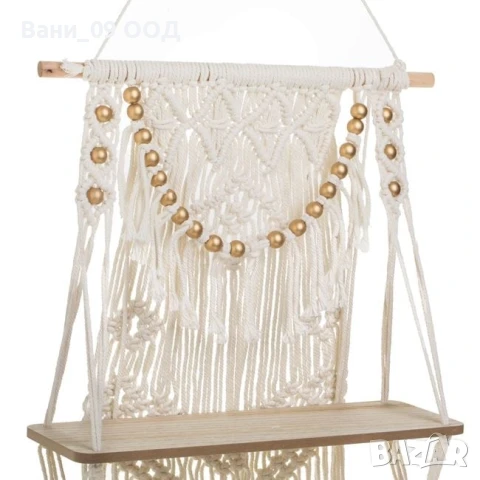 Висяща етажерка в бохо стил, снимка 4 - Етажерки - 50757831