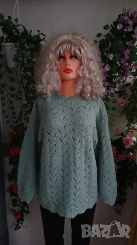 Ръчно изплетени дамски блузони и блузи, снимка 5 - Блузи с дълъг ръкав и пуловери - 48694167