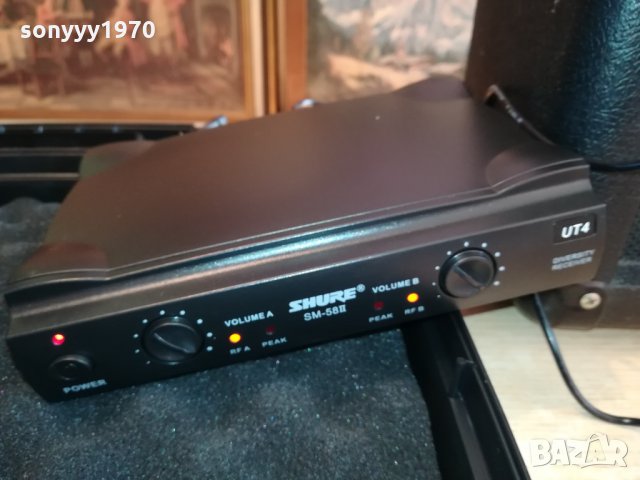 SHURE БЕЗЖИЧНИ ЗДРАВИ НОВИ МИКРОФОНИ 2БР С ПРИЕМНИК 2701221955, снимка 14 - Микрофони - 35583876