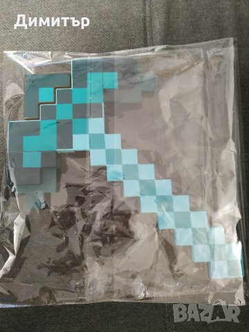 Майнкрафт, Minecraft диамантен меч и кирка 2в1 играчка Маинкрафт, снимка 14 - Други - 28521206