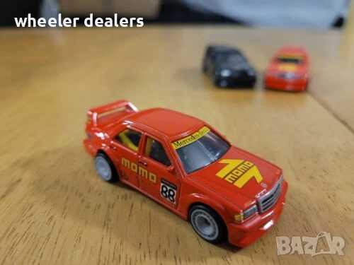 Метални колички Hot Wheels Mercedes-Benz 190e от Open Track и Euro Speed, снимка 6 - Колекции - 50745422
