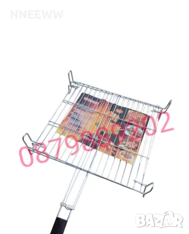 Двойна Грил-скара за печене с крачета, снимка 2 - Барбекюта - 47847643