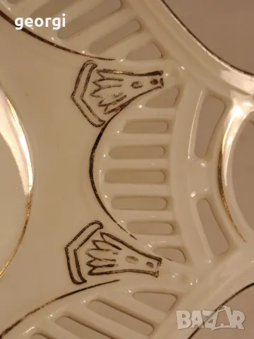 ажурно немско порцеланово плато 19/4, снимка 6 - Сервизи - 49168021