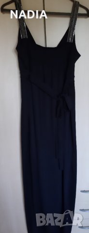 Черна дълга рокля*, снимка 6 - Рокли - 33414517