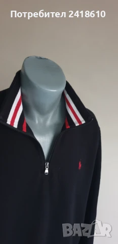 POLO Ralph Lauren Half Zip 3/4  Knit Mens Size XL ОРИГИНАЛ! Мъжко Горнище !, снимка 3 - Пуловери - 51271667