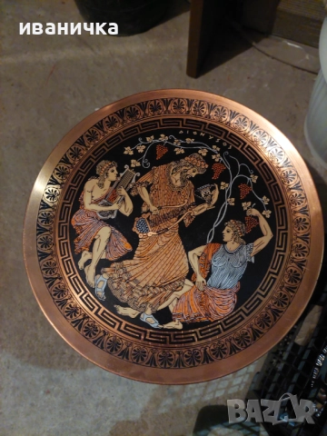 Продавам медни чинии за стена, снимка 14 - Декорация за дома - 52507089