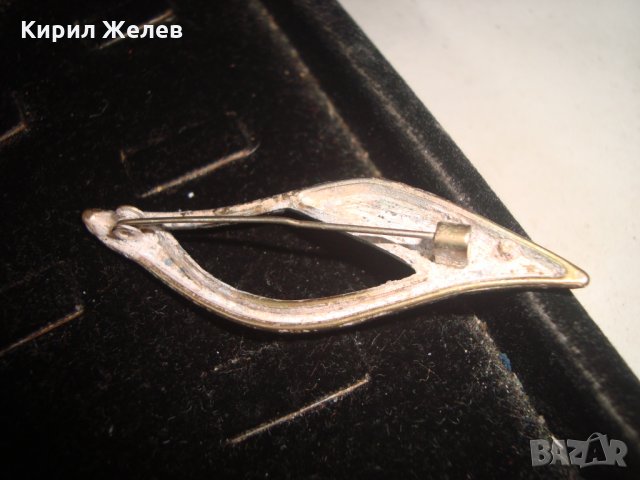ПОЗЛАТЕНА СТАРИННА СТИЛИЗИРАНА АРТ-ДЕКО БРОШКА 20953, снимка 3 - Други - 32240915