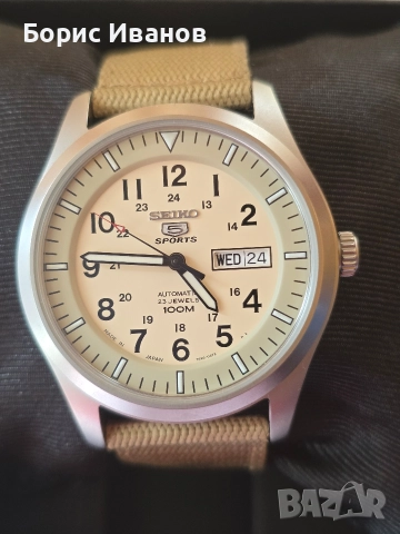 Seiko 5 Sports SNZG07J1 Японска версия, снимка 3 - Мъжки - 52902945