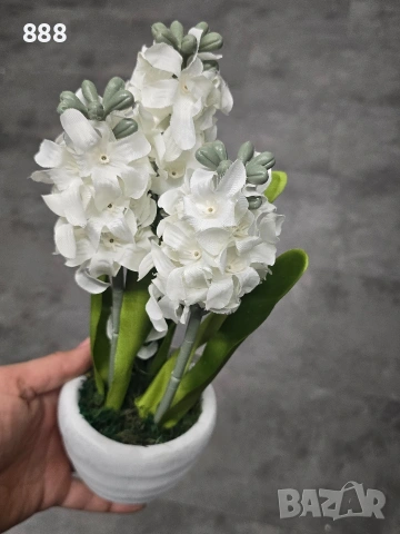 изкуствени цветя зюмбюл, снимка 3 - Декорация за дома - 53153636