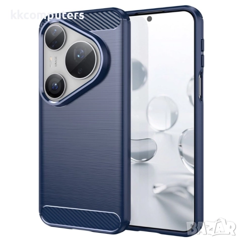 Huawei Pura 80 Pro / Pura 80 Pro+ Удароустойчив Carbon Fiber Калъф и Протектор, снимка 2 - Калъфи, кейсове - 51804646